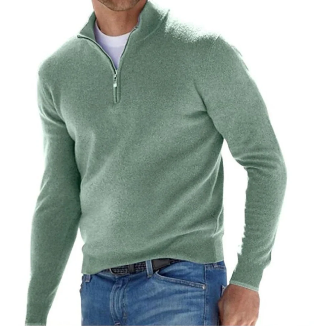Heidi-Mode | Warmes Herrenpullover Reißverschluss - Image 6