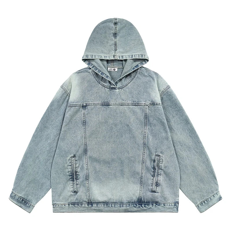 Heidi-Mode | Washed-Denim-Jacke mit Kapuze - Image 4