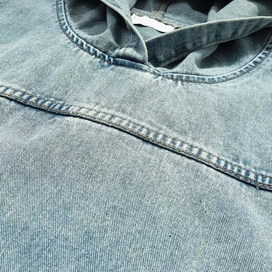Heidi-Mode | Washed-Denim-Jacke mit Kapuze - Image 5
