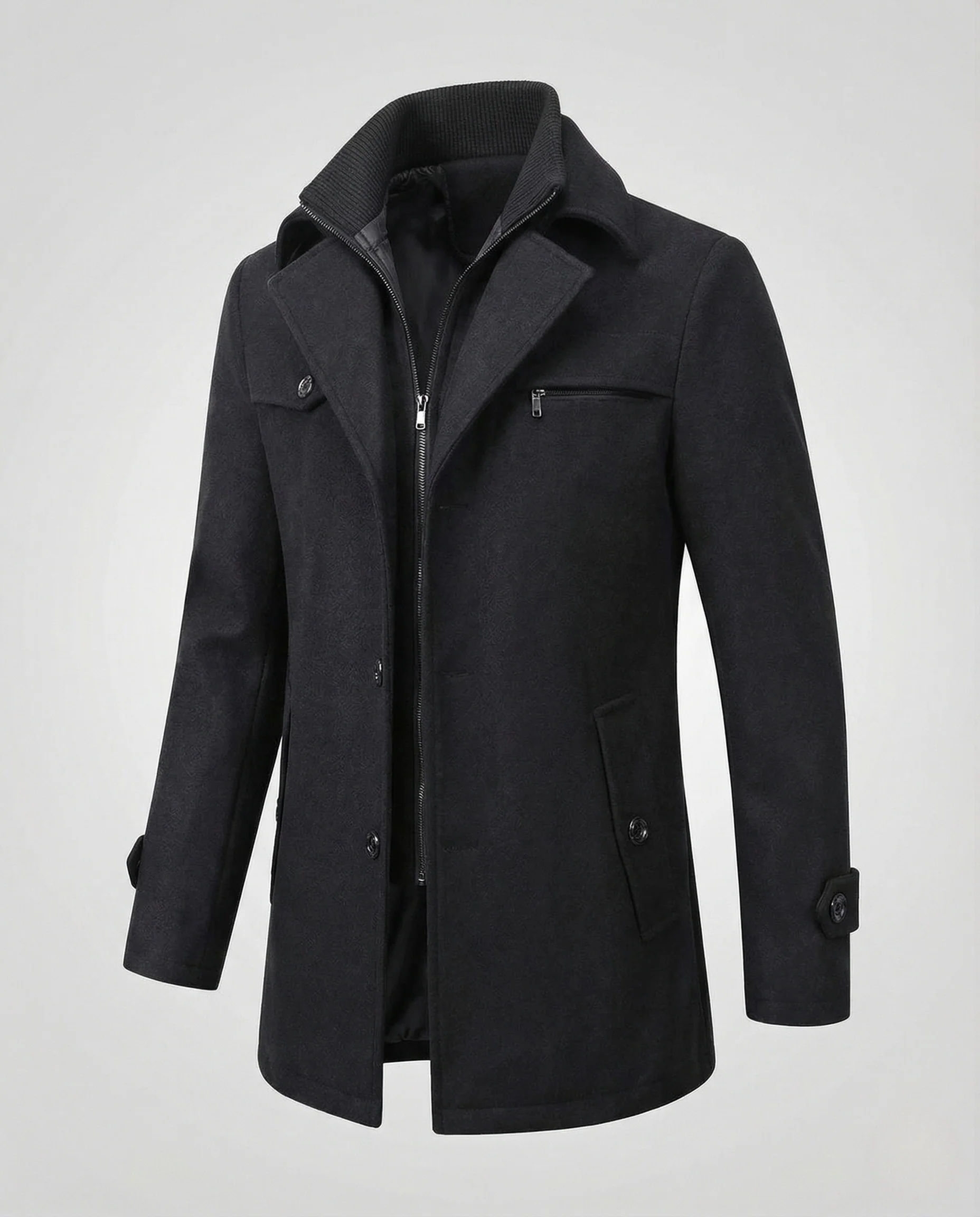 Herren Wasserdichte Business-Winterjacke mit wind- & wasserfestem Schutz | Heidi-Mode - Image 6