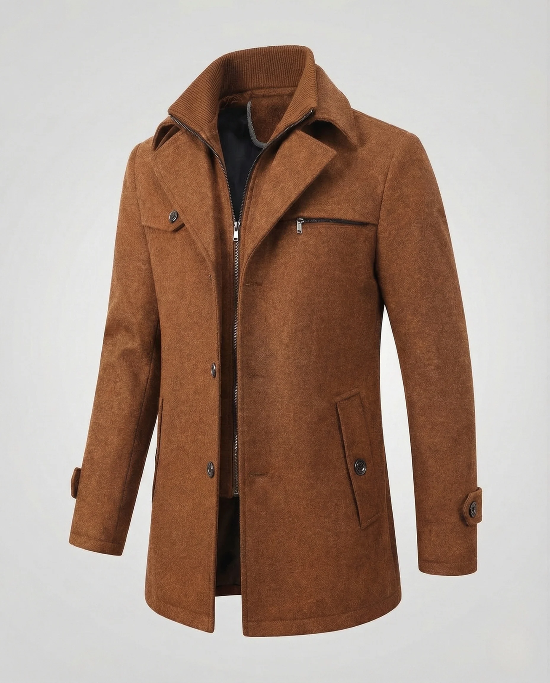 Herren Wasserdichte Business-Winterjacke mit wind- & wasserfestem Schutz | Heidi-Mode - Image 8