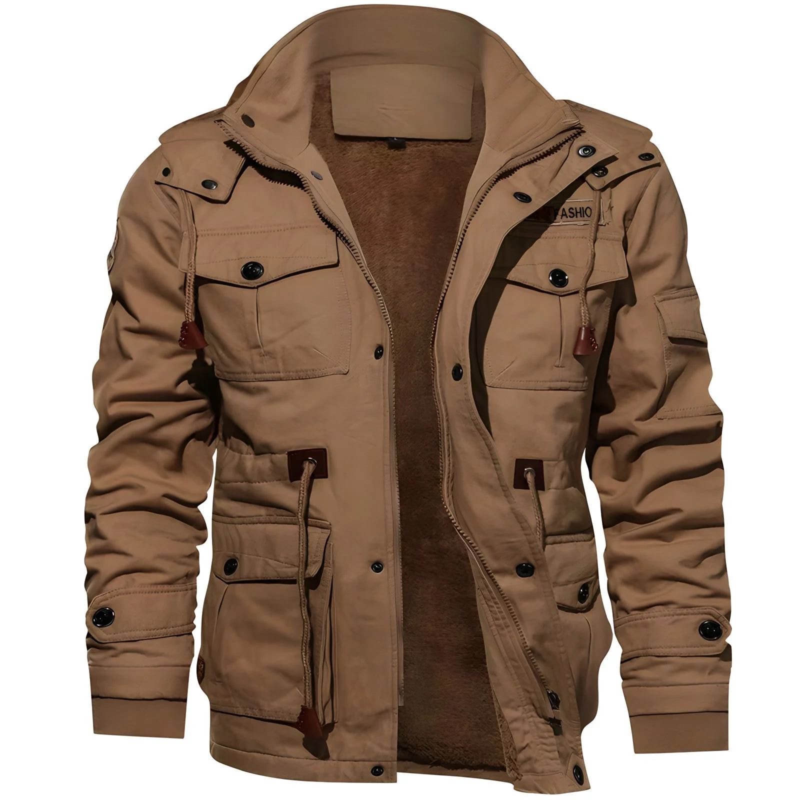 Heidi-Mode | Wasserdichte Militärjacke mit Verstellbarem Bund - Image 12