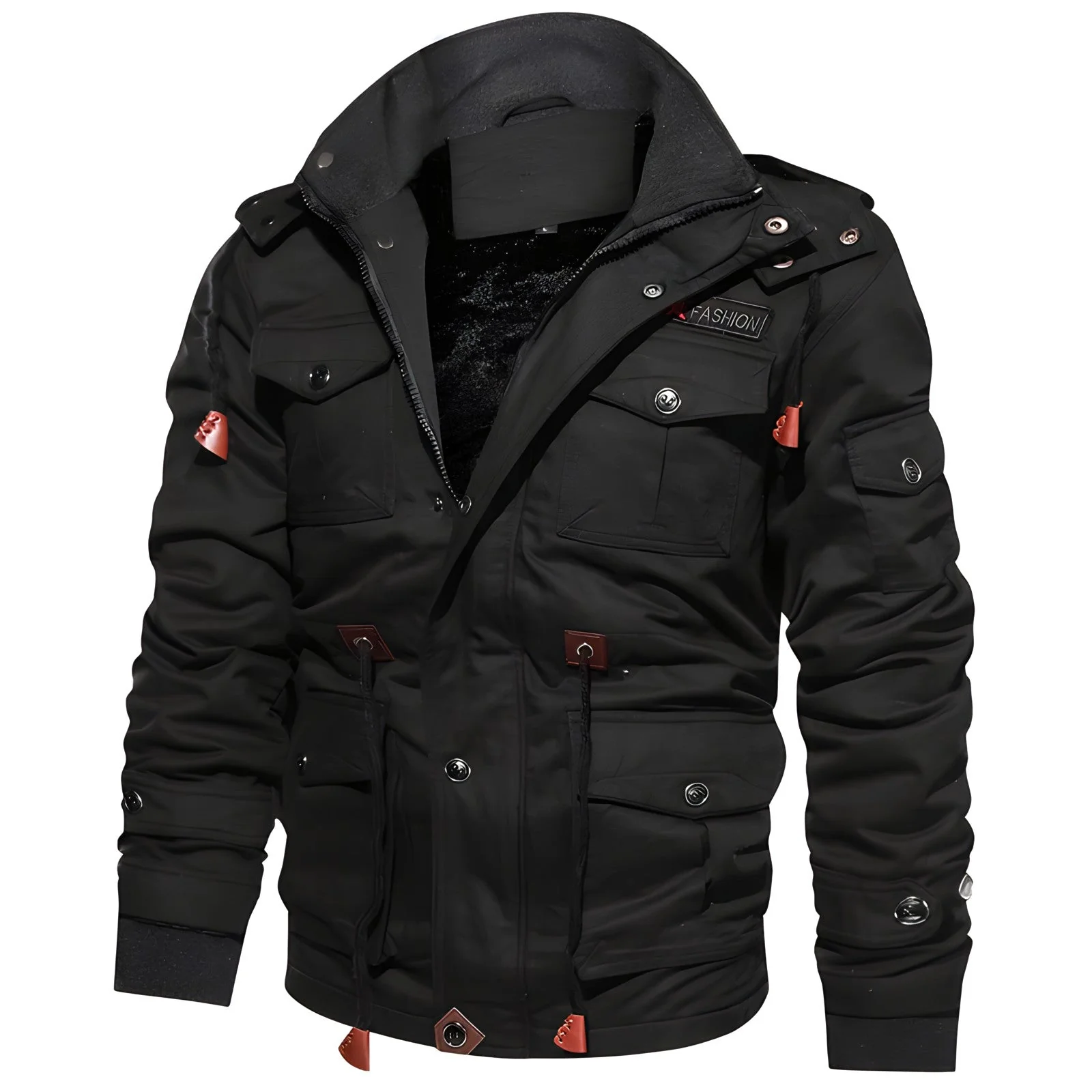 Heidi-Mode | Wasserdichte Militärjacke mit Verstellbarem Bund - Image 5