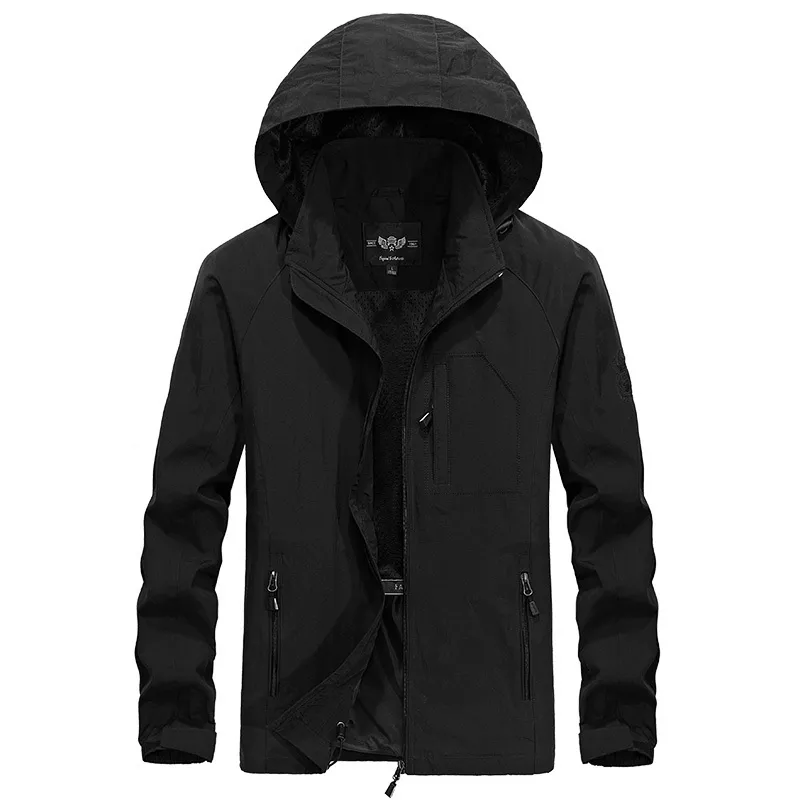 Heidi-Mode | Wasserdichte Outdoor Herrenjacke mit Abnehmbarem Kapuzenverband - Image 11