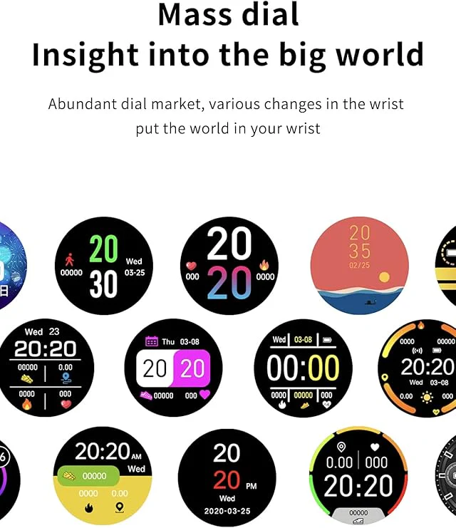 Heidi-Mode | Wasserdichte Unisex Smartwatch mit Fitness Tracker und Herzfrequenzmesser - Image 4
