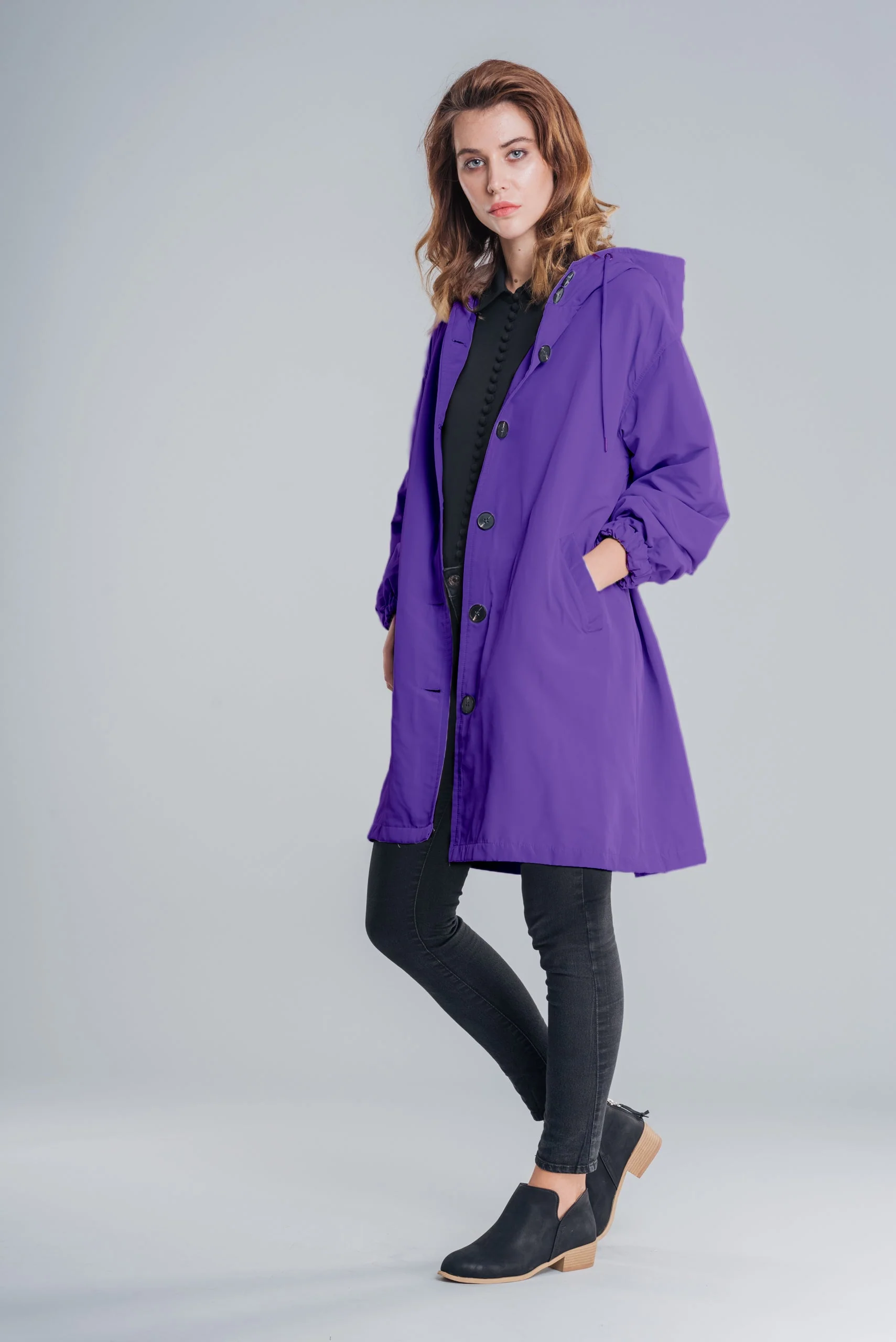 Heidi-Mode | Stylische Wasserdichte Windbreaker Regenjacke - Image 22