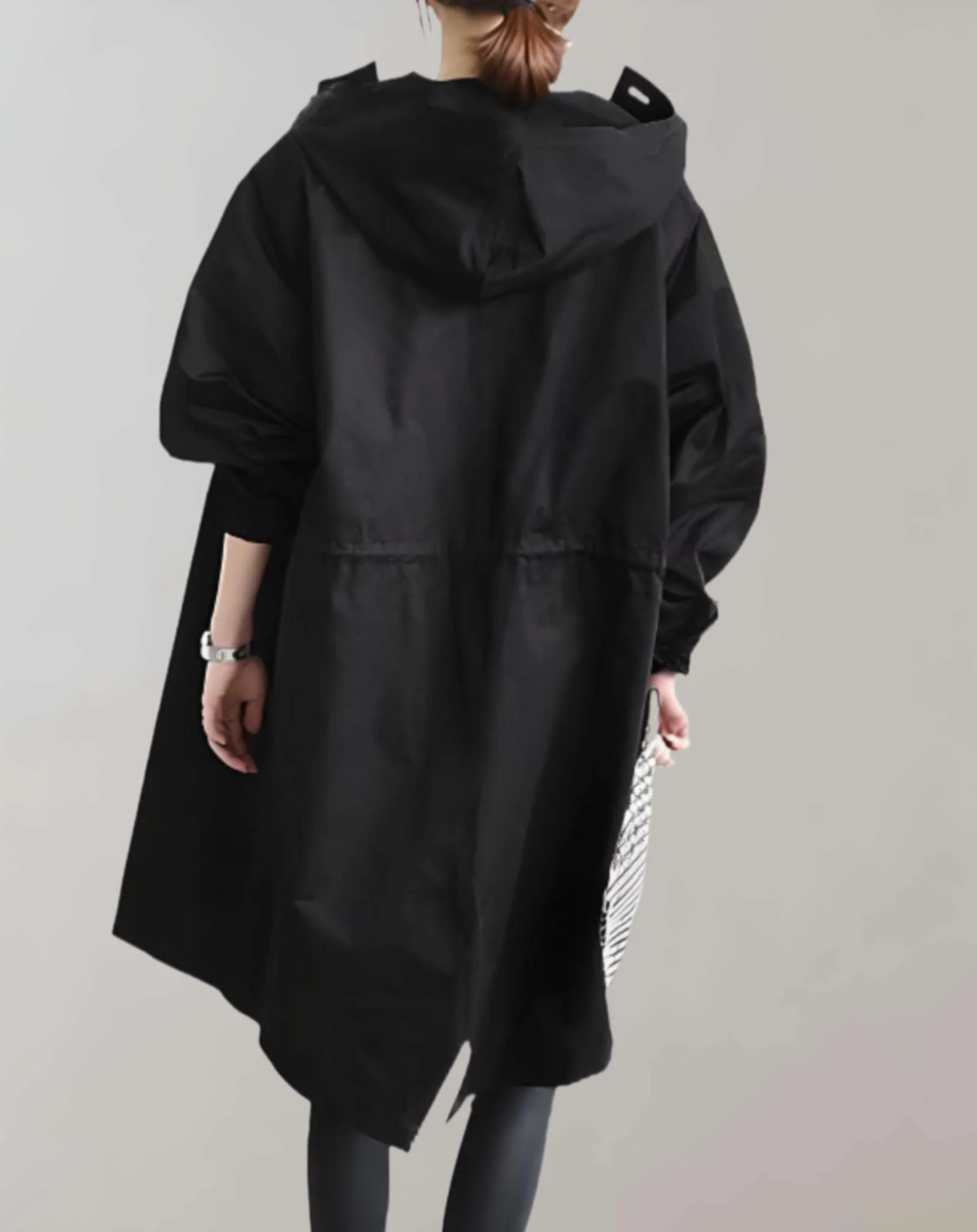 Heidi-Mode | Warmer Trenchcoat mit Kapuze - Image 2