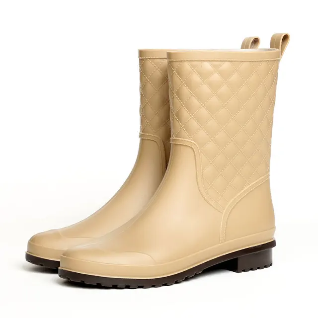 Heidi-Mode | Wasserdichte Plateau Regenstiefel - Image 4