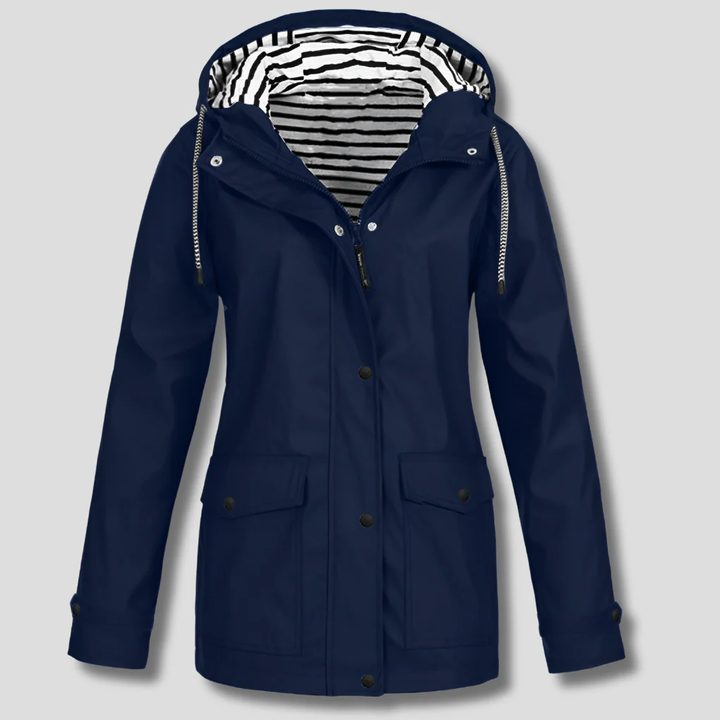 Heidi-Mode | Wasserdichte und Winddichte Kapuzenjacke für Damen - Image 3
