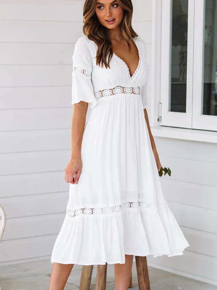 Heidi-Mode | Boho-Midi-Kleid - Image 2