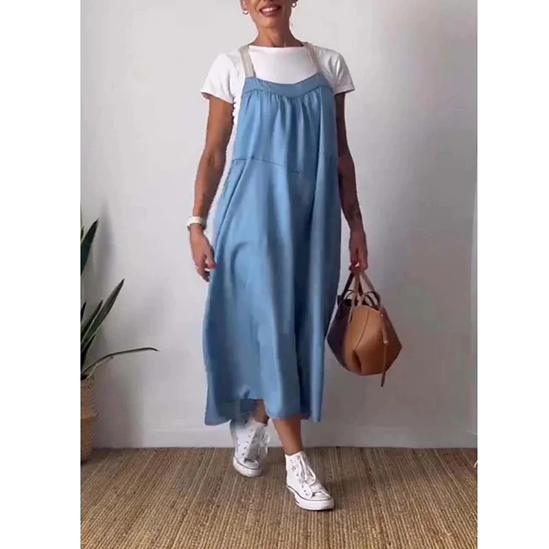 Heidi-Mode | Weiche Baumwoll Leinen Kleid - Image 5