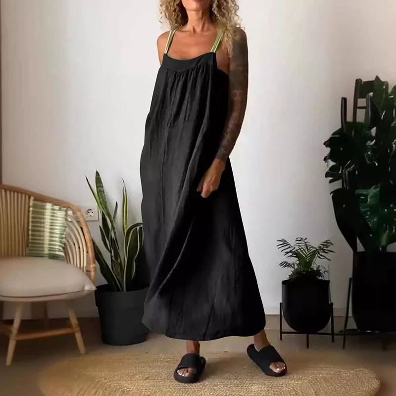 Heidi-Mode | Weiche Baumwoll Leinen Kleid - Image 7