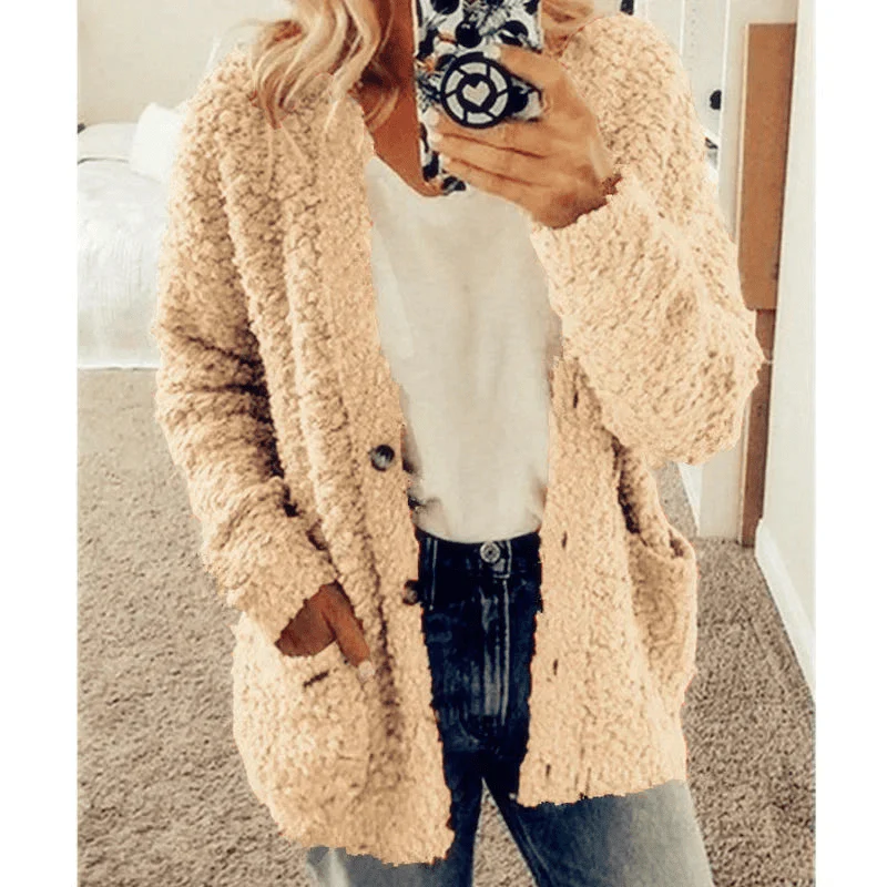Heidi-Mode | Weicher Strickjacke Warmer Damenpullover Flauschiges Design - Image 8