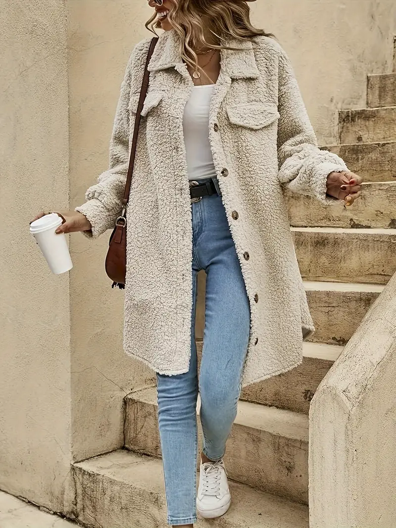 Heidi-Mode | Weiche Jacke mit Knöpfen - Image 3