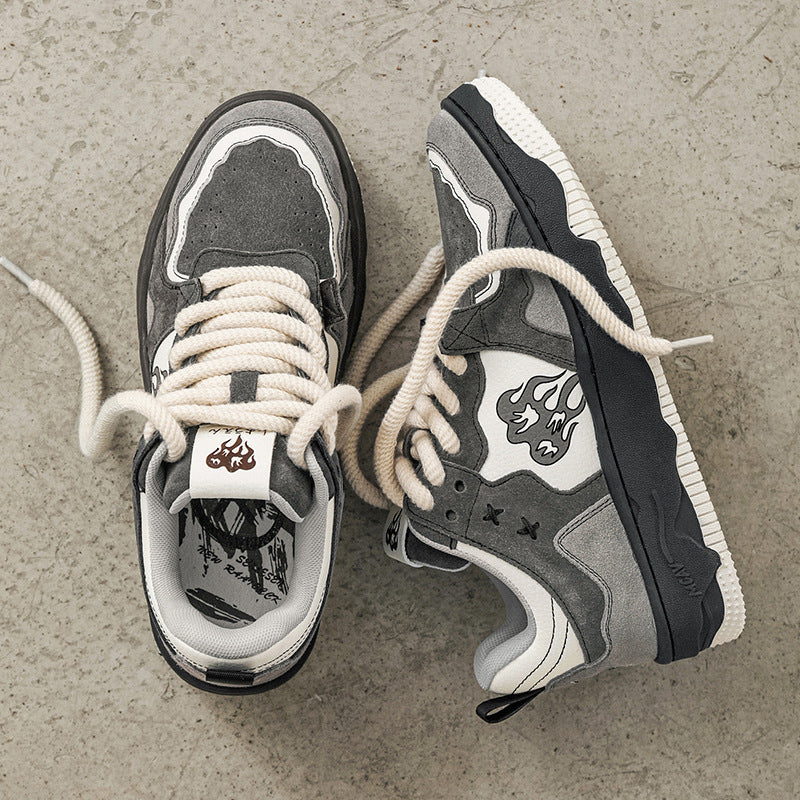 Heidi-Mode | Weinlese Herren Skateschuhe - Image 5