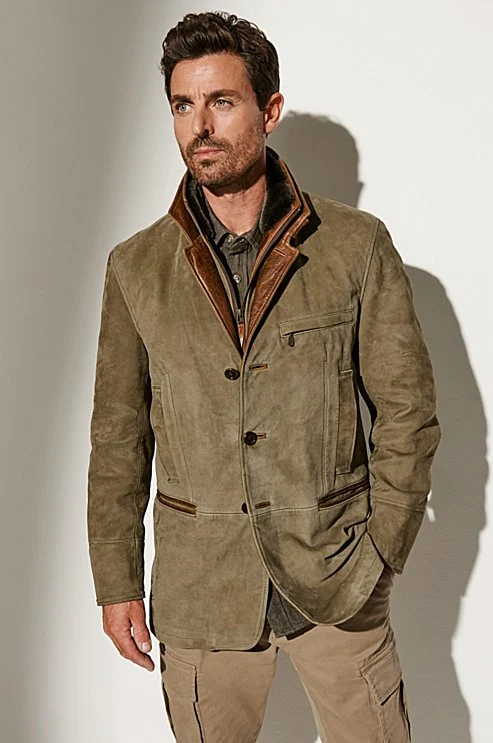 Heidi-Mode | Weinlese Jacke für Herren mit Taschen - Image 3