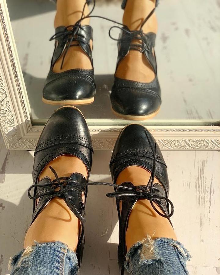 Heidi-Mode | Weinlese Schuhe für Damen Stilvolle Komfortschuhe Im Retro Look - Image 3