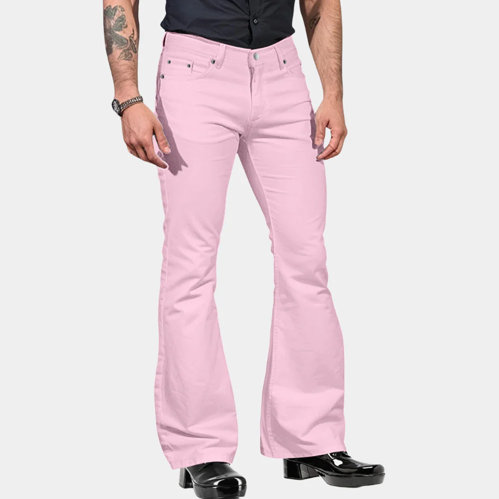 Heidi-Mode | Weit Geschnittene Hose für Herren Weiß - Image 4