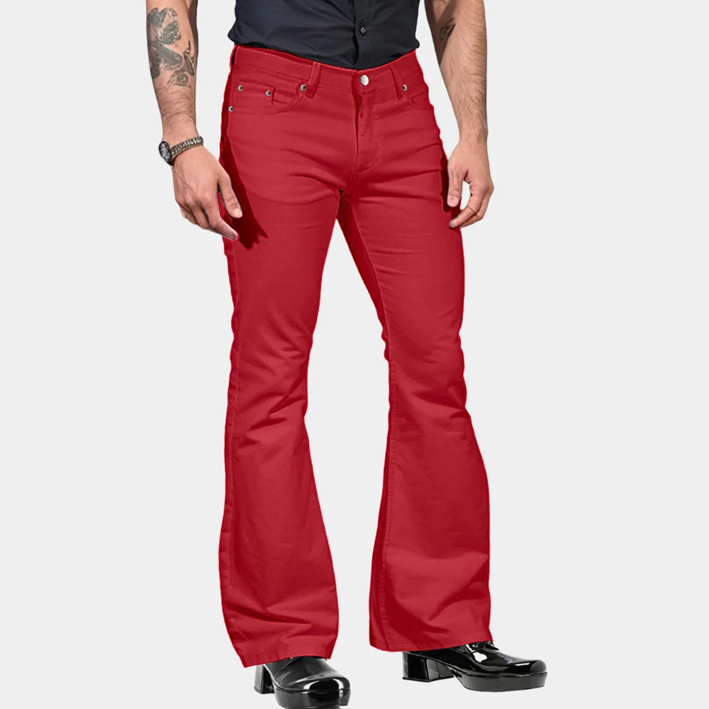 Heidi-Mode | Weit Geschnittene Hose für Herren Weiß - Image 5
