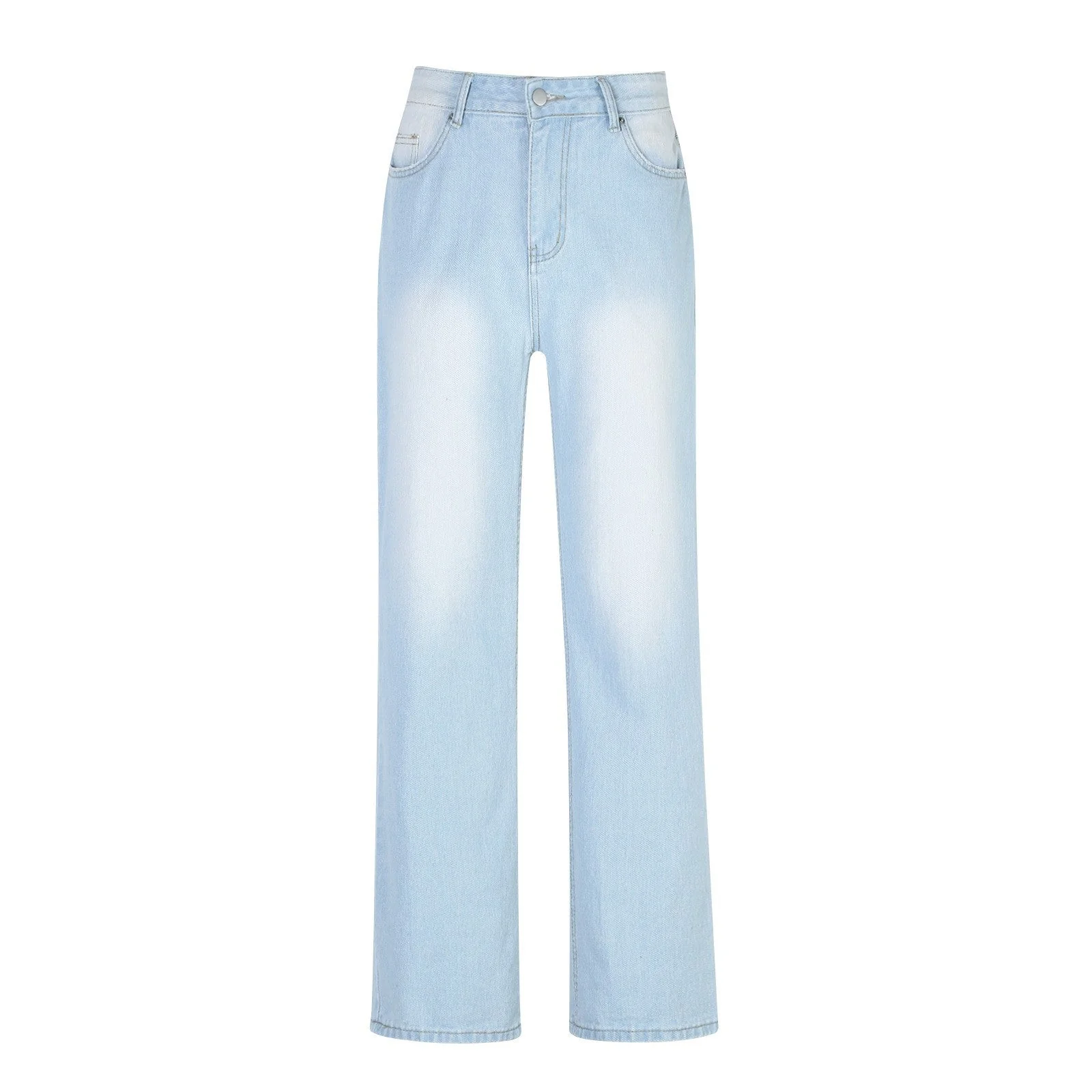 Heidi-Mode | Weites Bein Flared Hohe Taille Denim Jeans - Image 6
