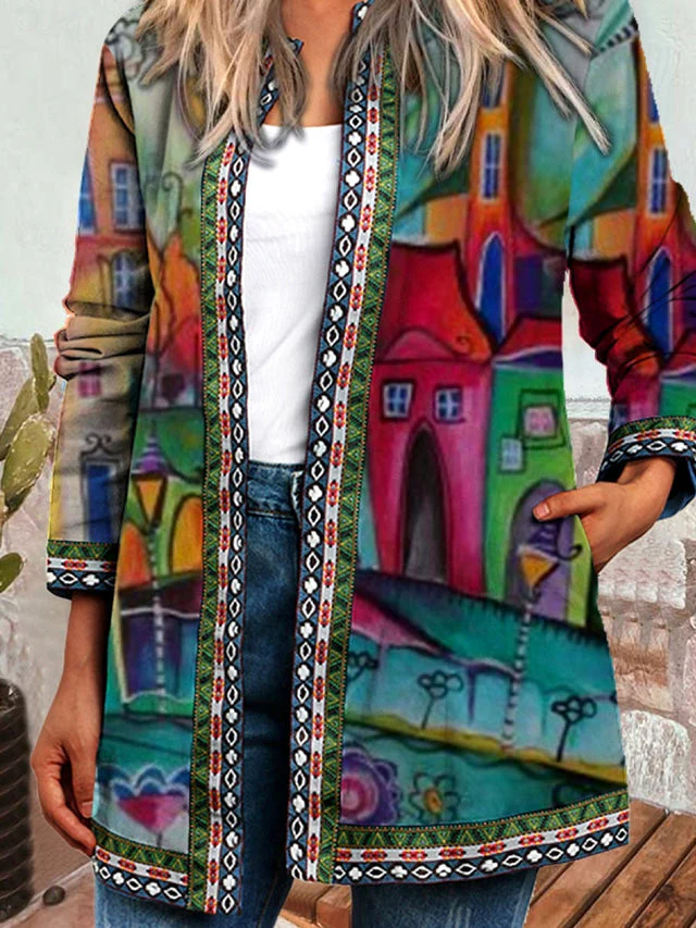 Heidi-Mode | Weit Farbige Vintage Damenjacke - Image 3