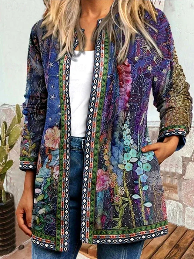 Heidi-Mode | Weit Farbige Vintage Damenjacke - Image 4