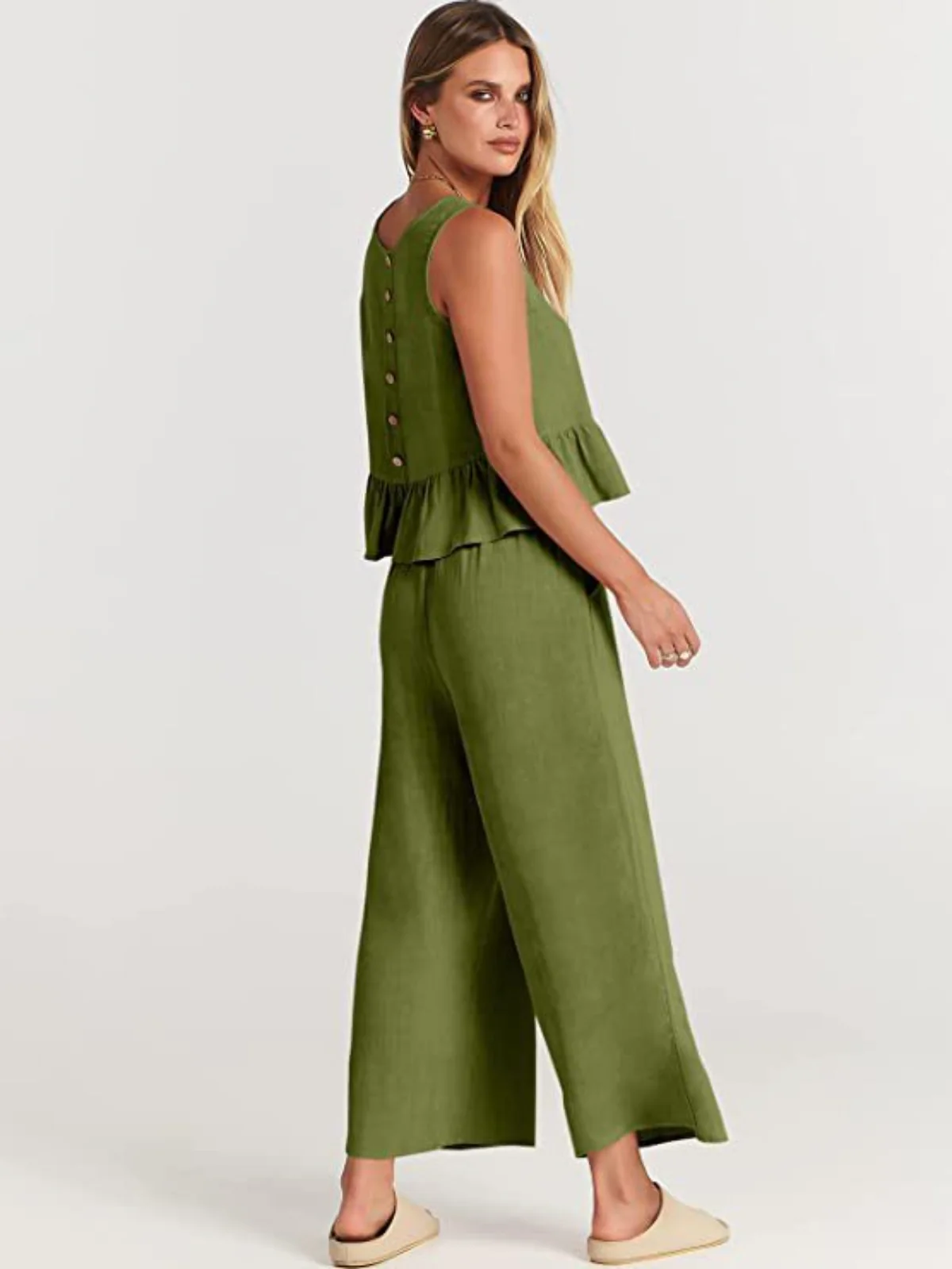 Heidi Mode | Weste Neun-Punkt-Hose Freizeitanzug - Image 10