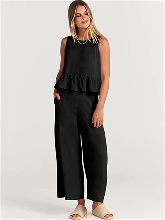 Heidi Mode | Weste Neun-Punkt-Hose Freizeitanzug - Image 16