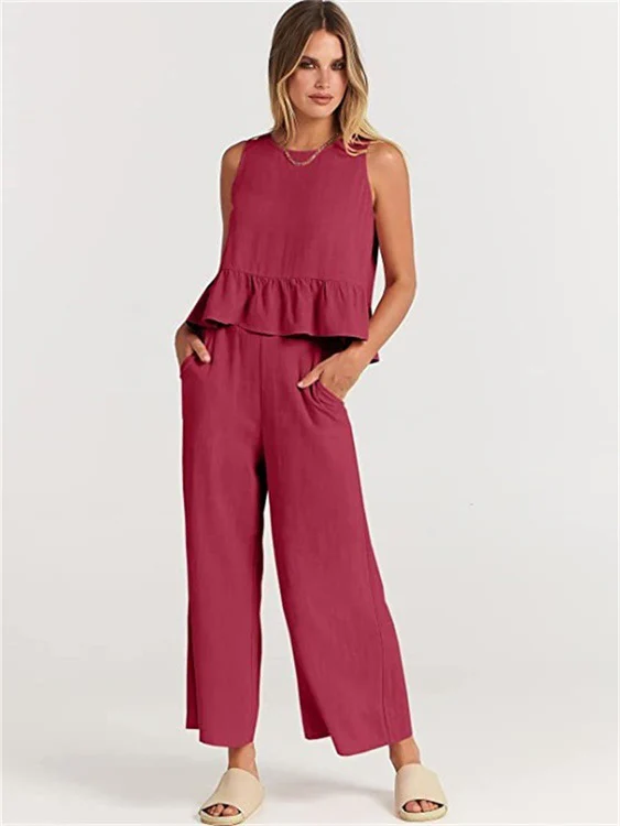 Heidi Mode | Weste Neun-Punkt-Hose Freizeitanzug - Image 17