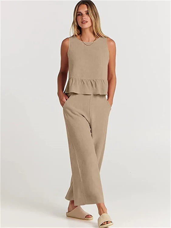 Heidi Mode | Weste Neun-Punkt-Hose Freizeitanzug - Image 21