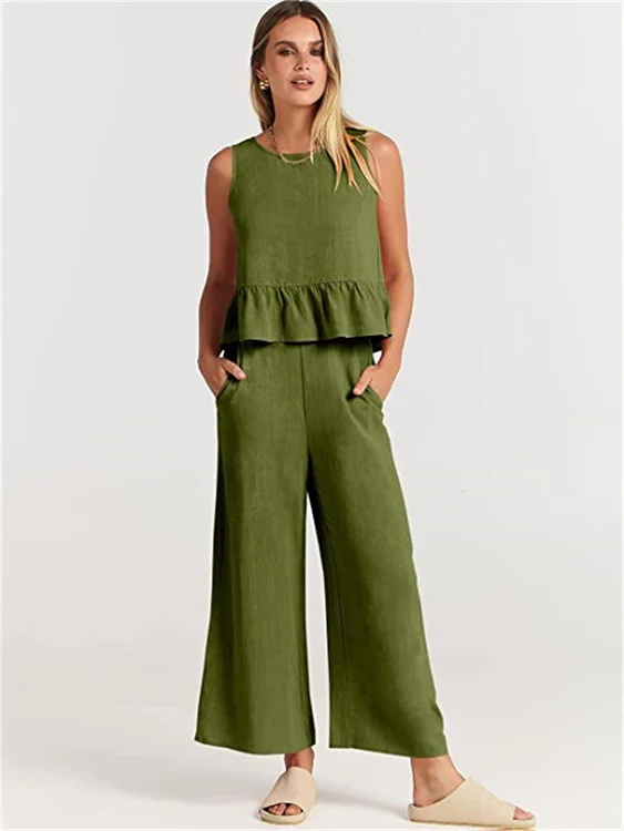 Heidi Mode | Weste Neun-Punkt-Hose Freizeitanzug - Image 22