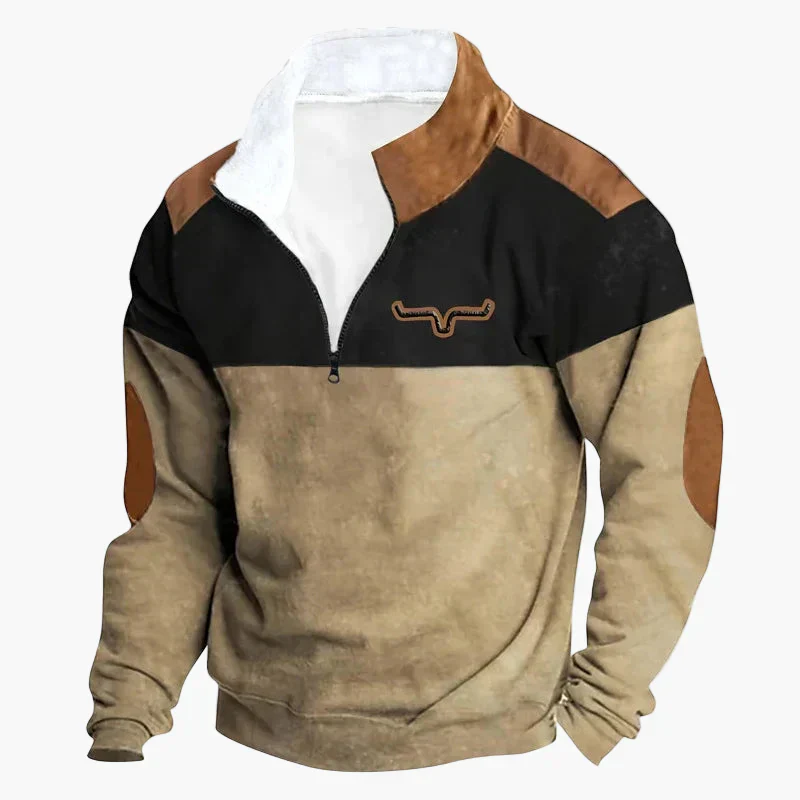 Heidi-Mode | Western Style Pullover mit Azteken-Muster und Longhorn-Motiv - Bequemer Freizeit-Sweater für Outdoor & Alltag - Image 17