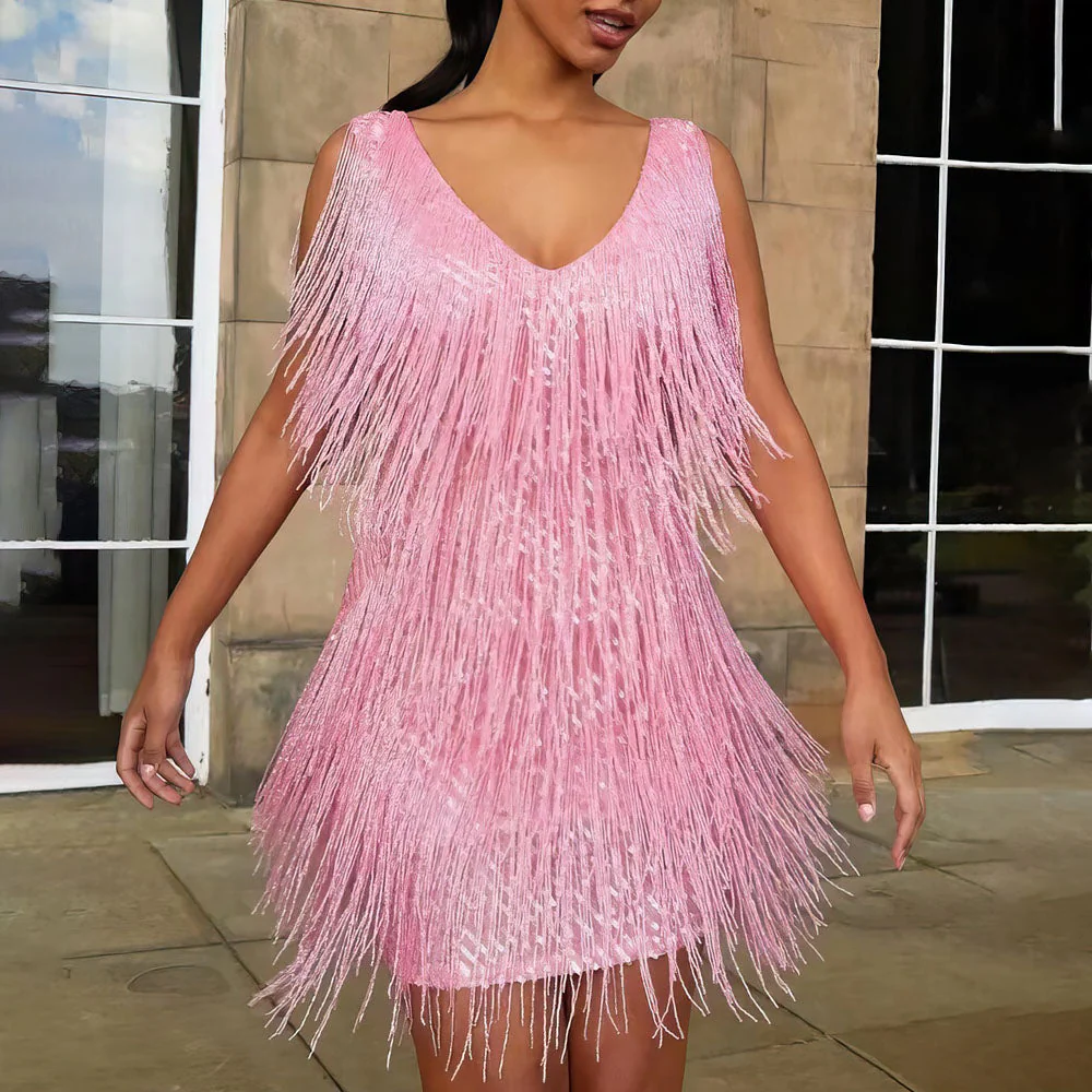 Heidi-Mode | Wickelkleid für Damen mit V-Ausschnitt - Image 4