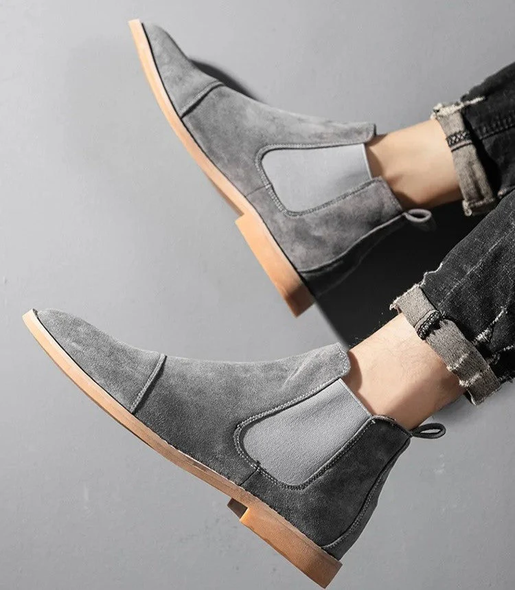 Heidi-Mode | Wildleder Chelsea Boots für Herren Stilvoll & Nachhaltig - Image 5