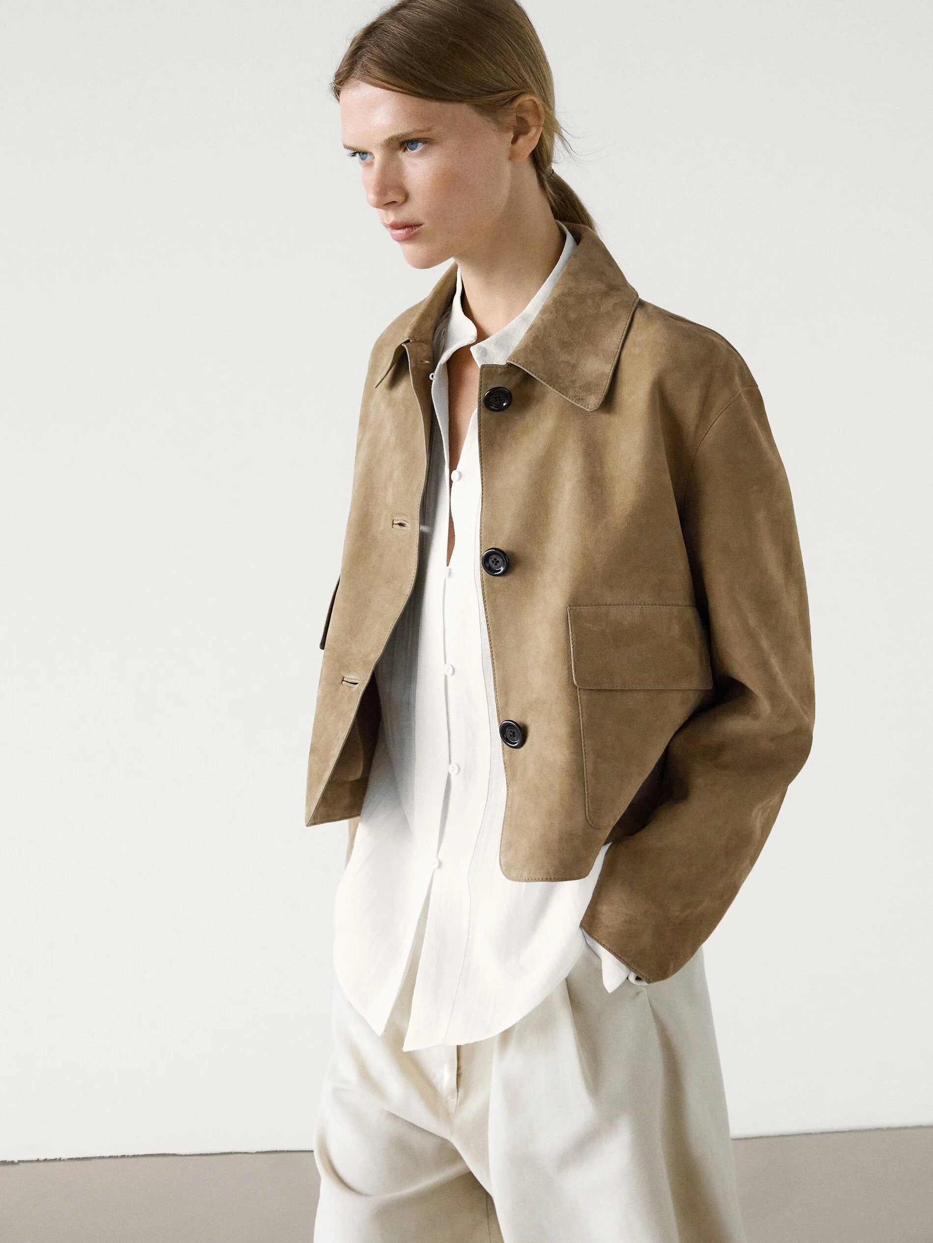 Heidi-Mode | Wildleder Cropped Jacke - Image 2