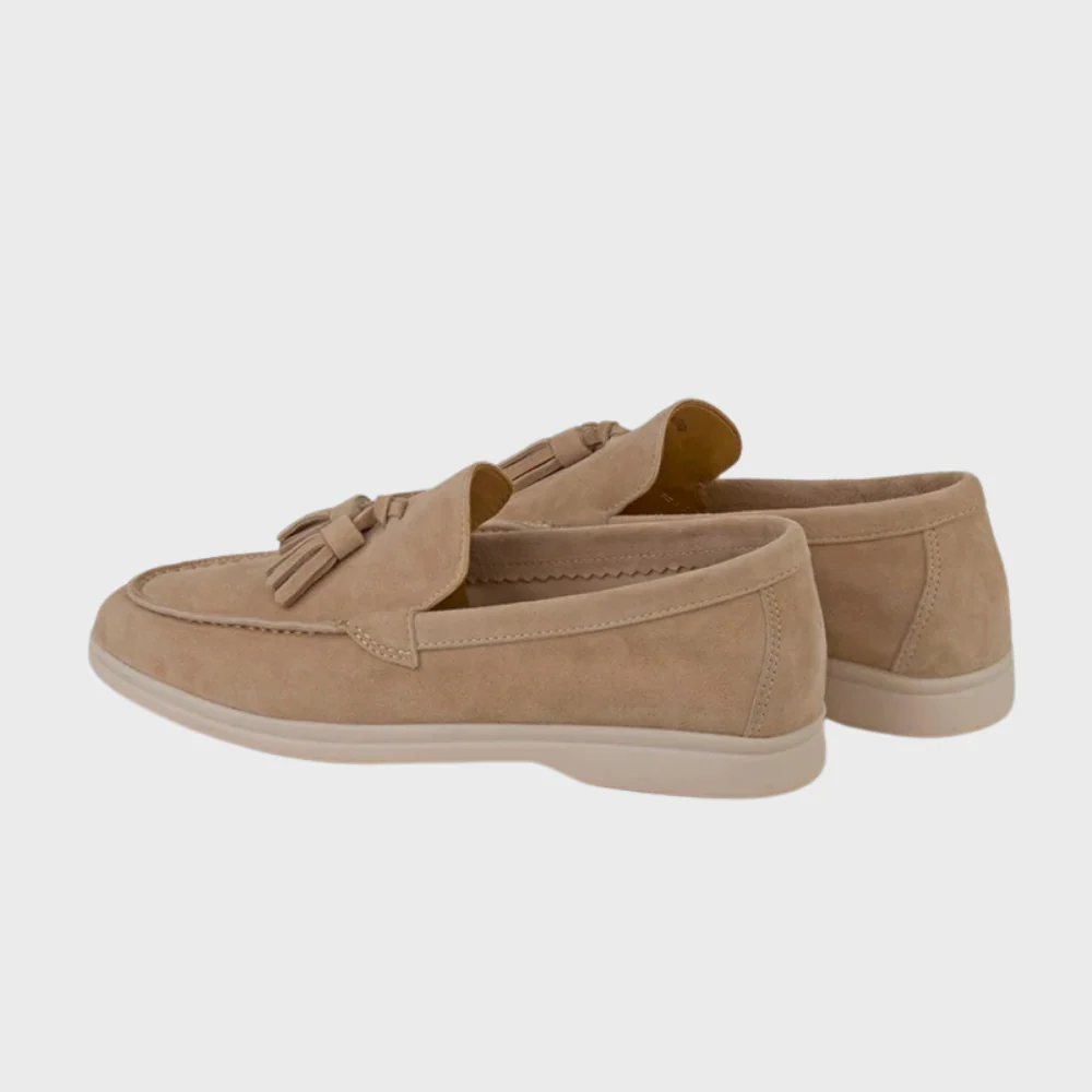 Heidi-Mode | Wildleder Slipper Quasten Slip On Mokassin Zehen Leger & Smart Kleid Schuh - Image 2