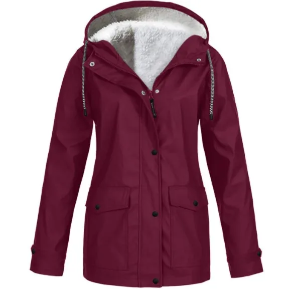 Heidi-Mode | Wind- und Wasserdichte Outdoor-Jacke mit Fleece-Futter - Image 9