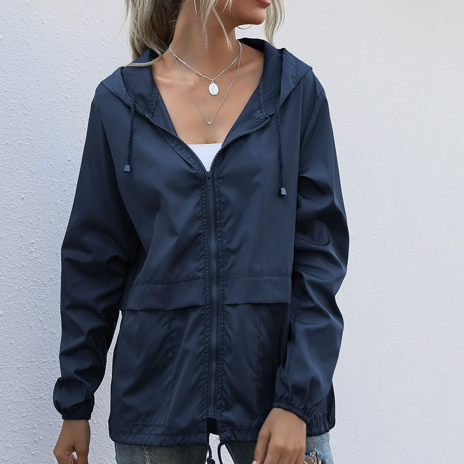 Heidi-Mode | Windbreaker Winddichter Regenmantel für Frauen - Image 3