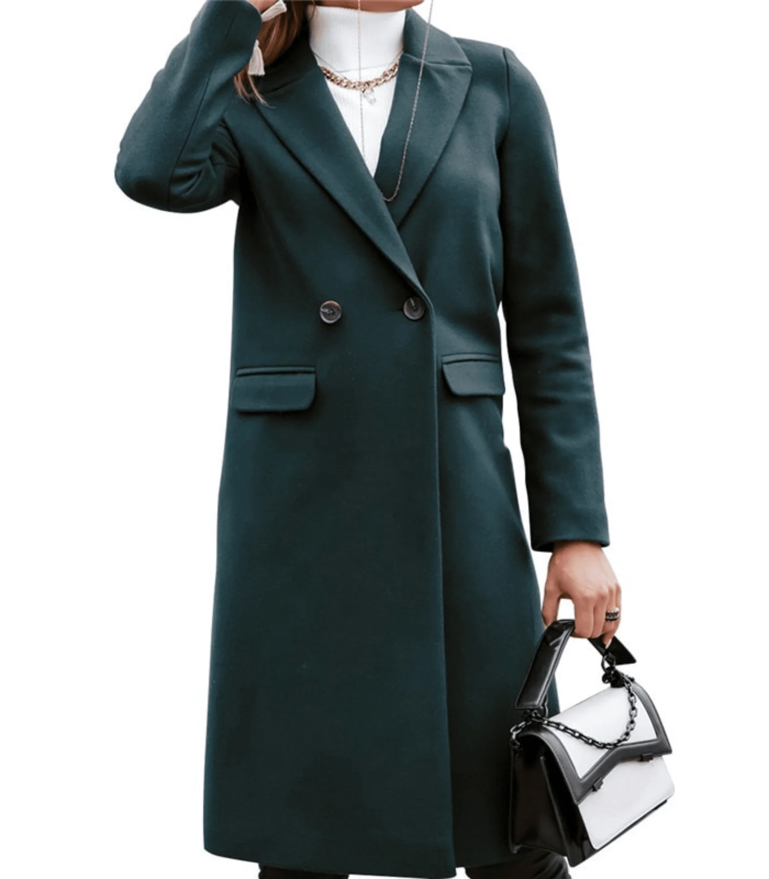 Heidi-Mode | Wollmantel mit Taschen und Knöpfen - Image 7
