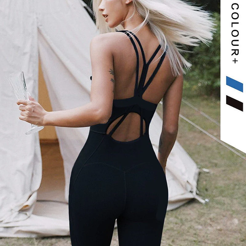 Heidi-Mode | Yoga Sportliche Einteiler Bodysuits Fitness Training Kleidung - Image 4