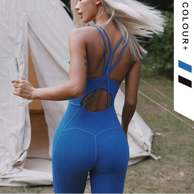 Heidi-Mode | Yoga Sportliche Einteiler Bodysuits Fitness Training Kleidung - Image 8