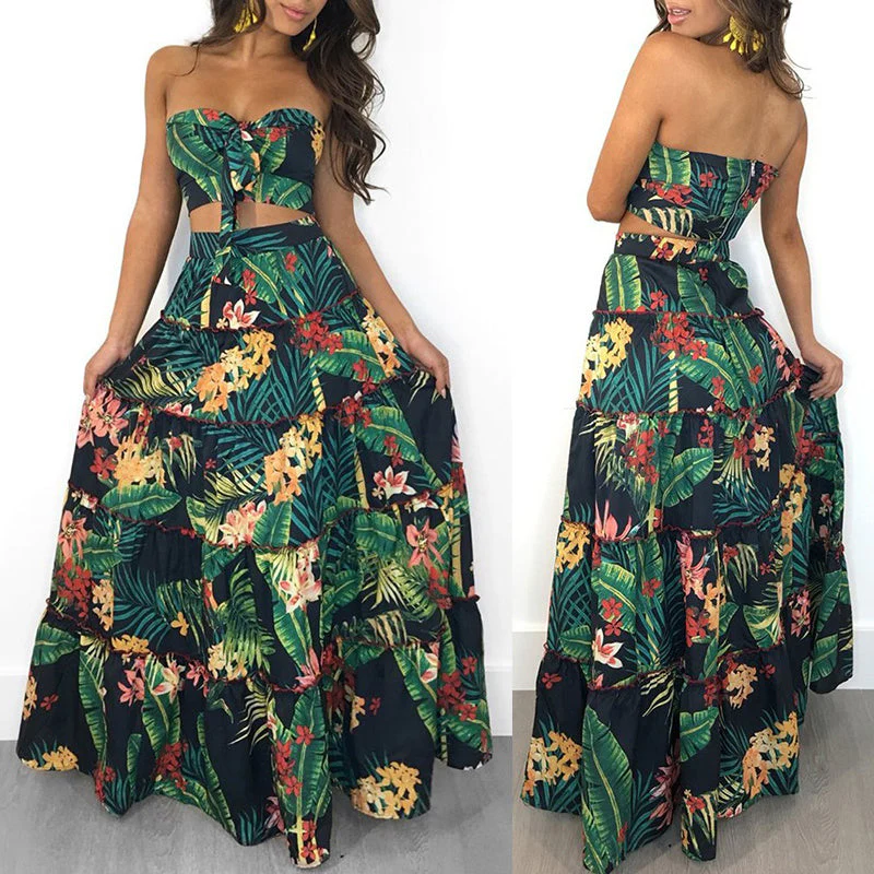 Heidi-Mode | Zwei Teile Bandeau Maxi - Image 3