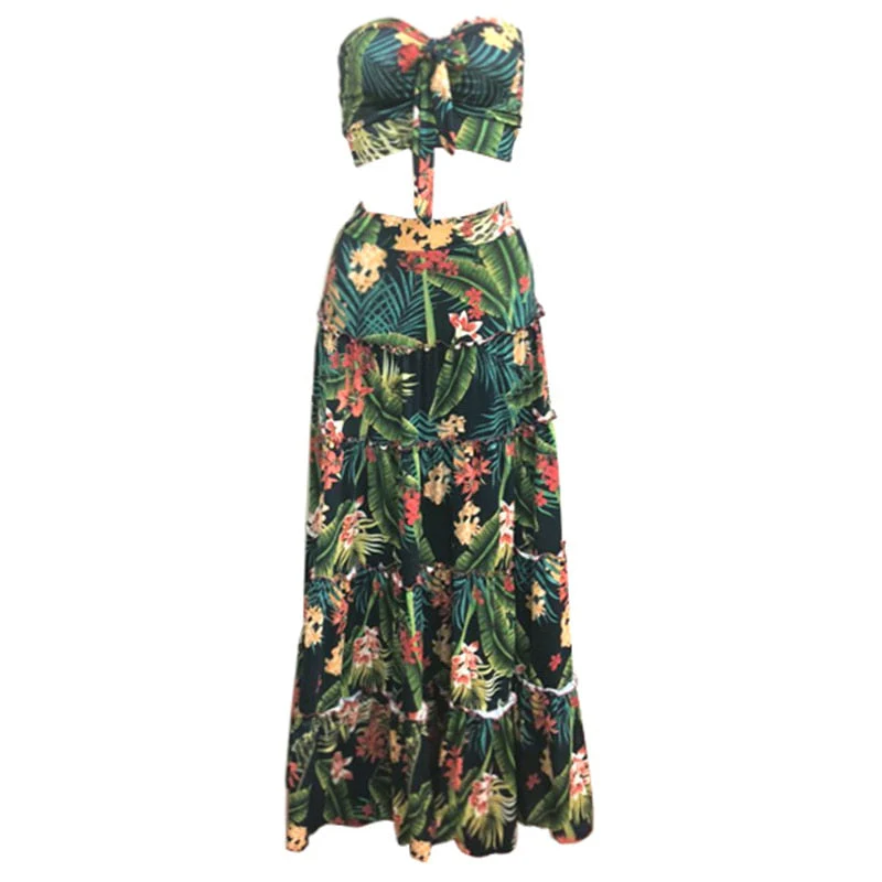 Heidi-Mode | Zwei Teile Bandeau Maxi - Image 4