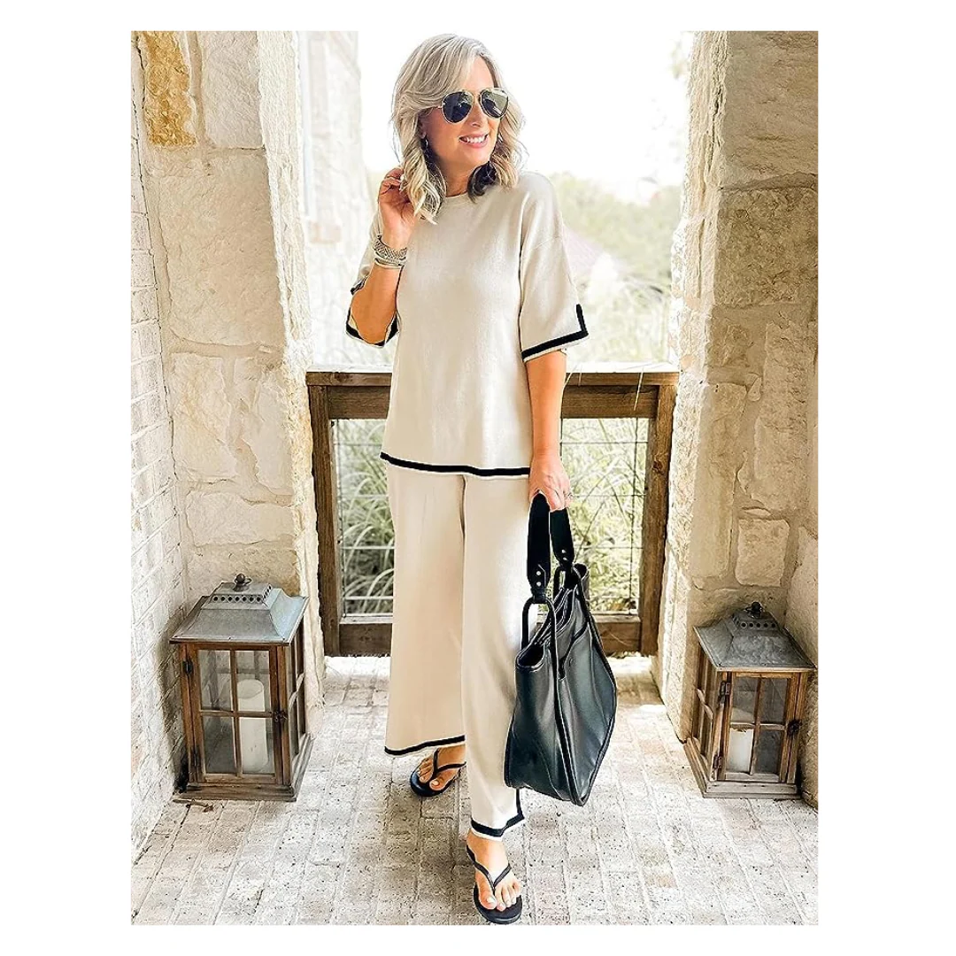 Heidi-Mode | Zweiteilige Koreanische Outfits Aus Leichtem, Dehnbarem und Weichem Material - Image 2