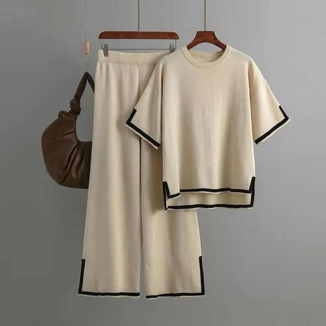 Heidi-Mode | Zweiteilige Koreanische Outfits Aus Leichtem, Dehnbarem und Weichem Material - Image 3