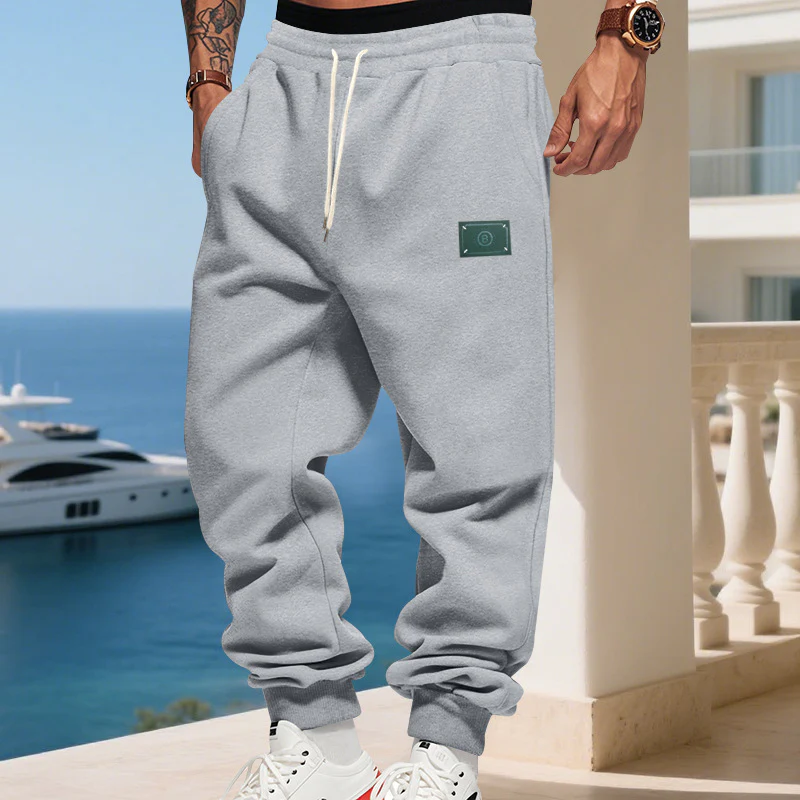 Herren bequeme Hoodie-Jogginghose mit elastischem Bund und praktischen Eingrifftaschen Heidi-Mode - Image 3