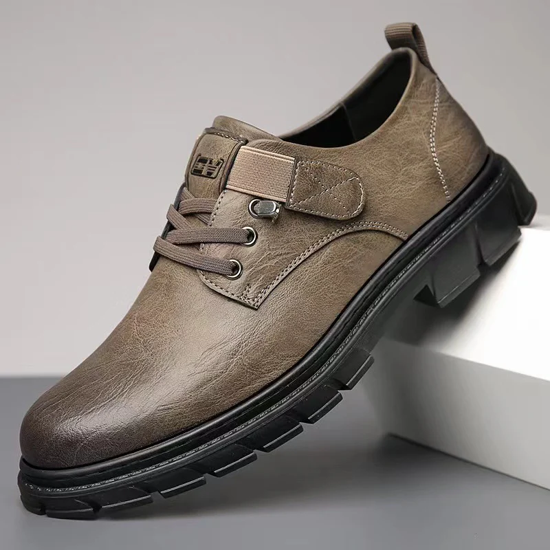 Herren bequeme Leder Schnürschuhe Heidi Mode - Image 7