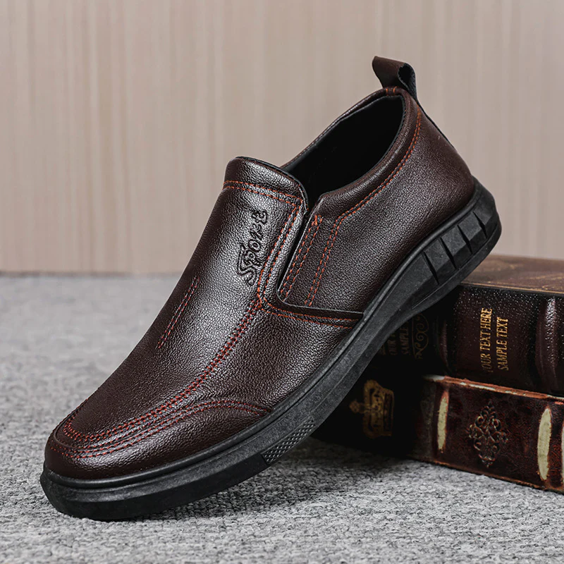 Herren bequeme Slip-On Freizeitschuhe mit komfortabler Sohle Heidi Mode - Image 4