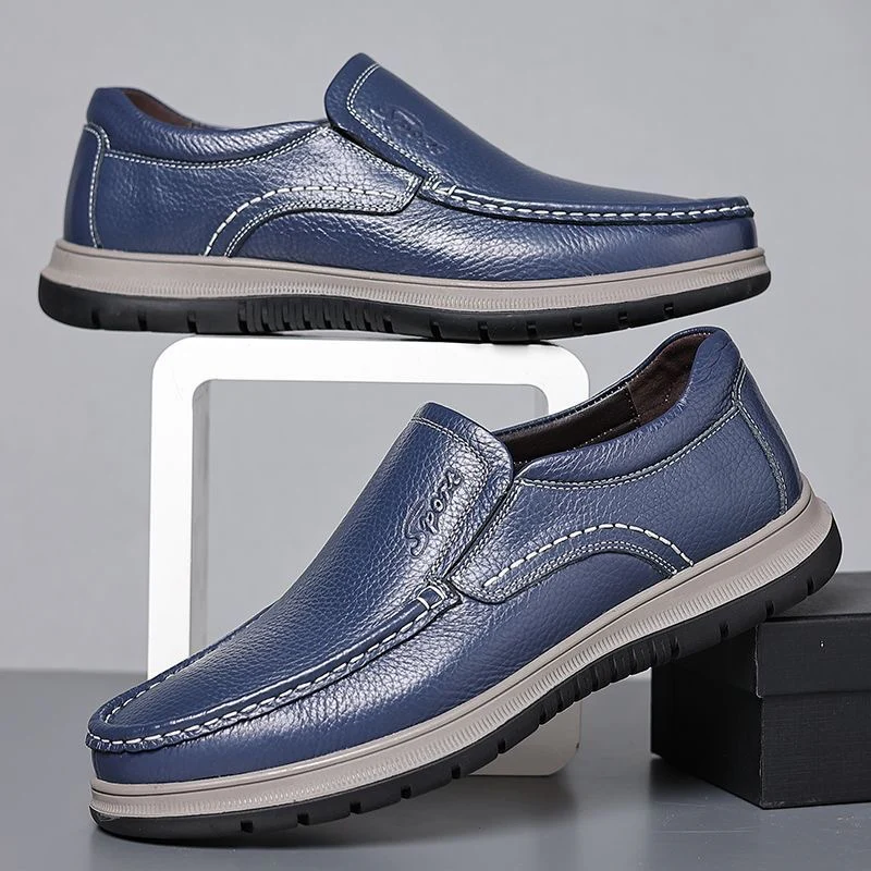 Herren Bequeme Slip-On Mokassins mit rutschfester Sohle Heidi Mode - Image 2
