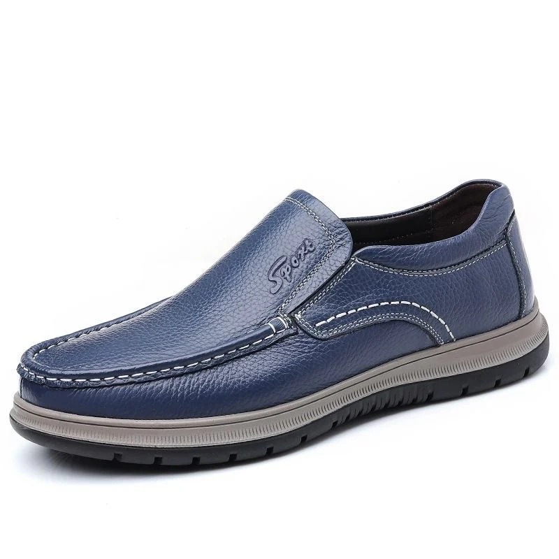 Herren Bequeme Slip-On Mokassins mit rutschfester Sohle Heidi Mode - Image 4
